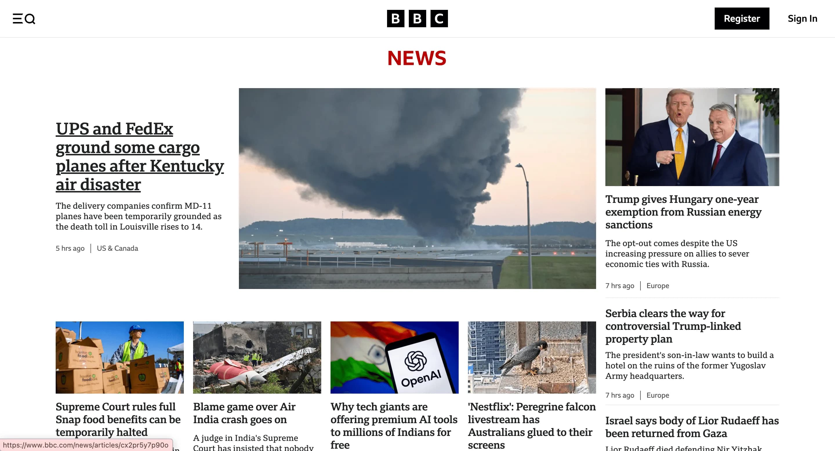 BBC News Scraper