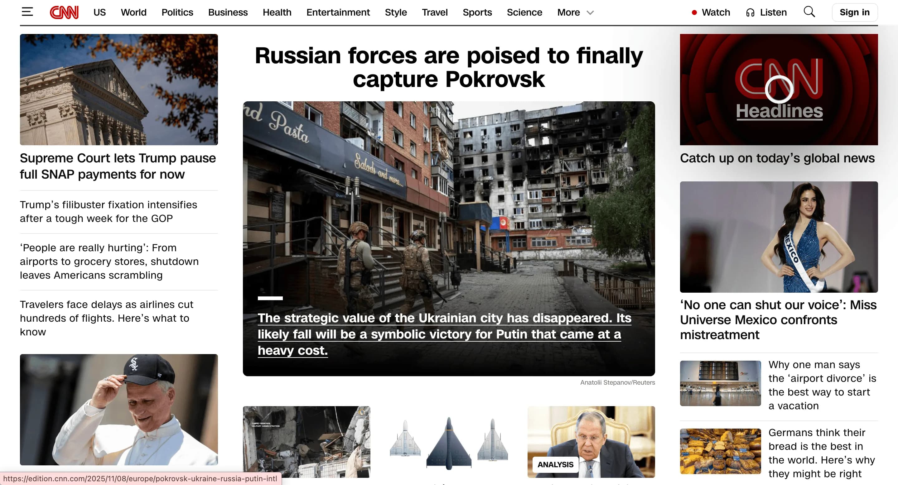 CNN News Scraper
