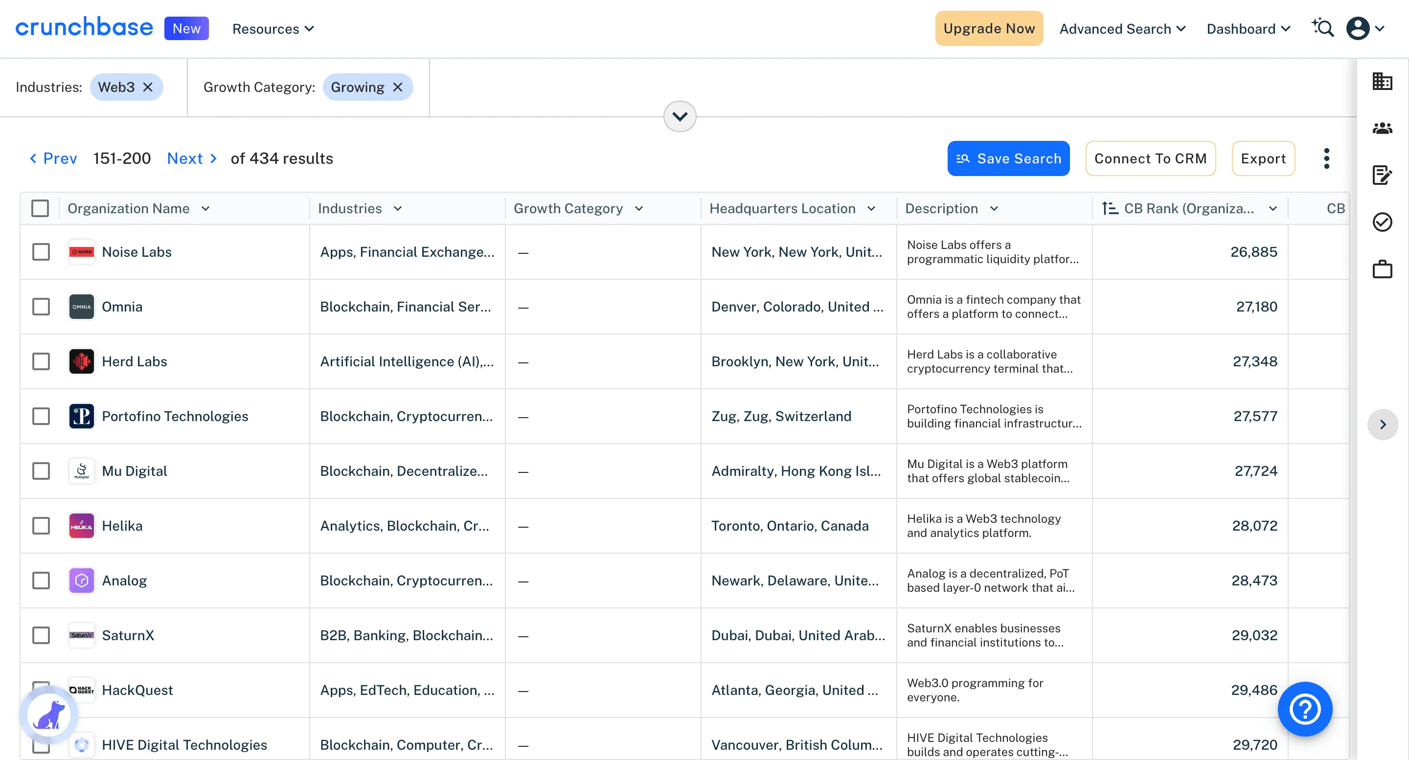 Crunchbase Companies Scraper