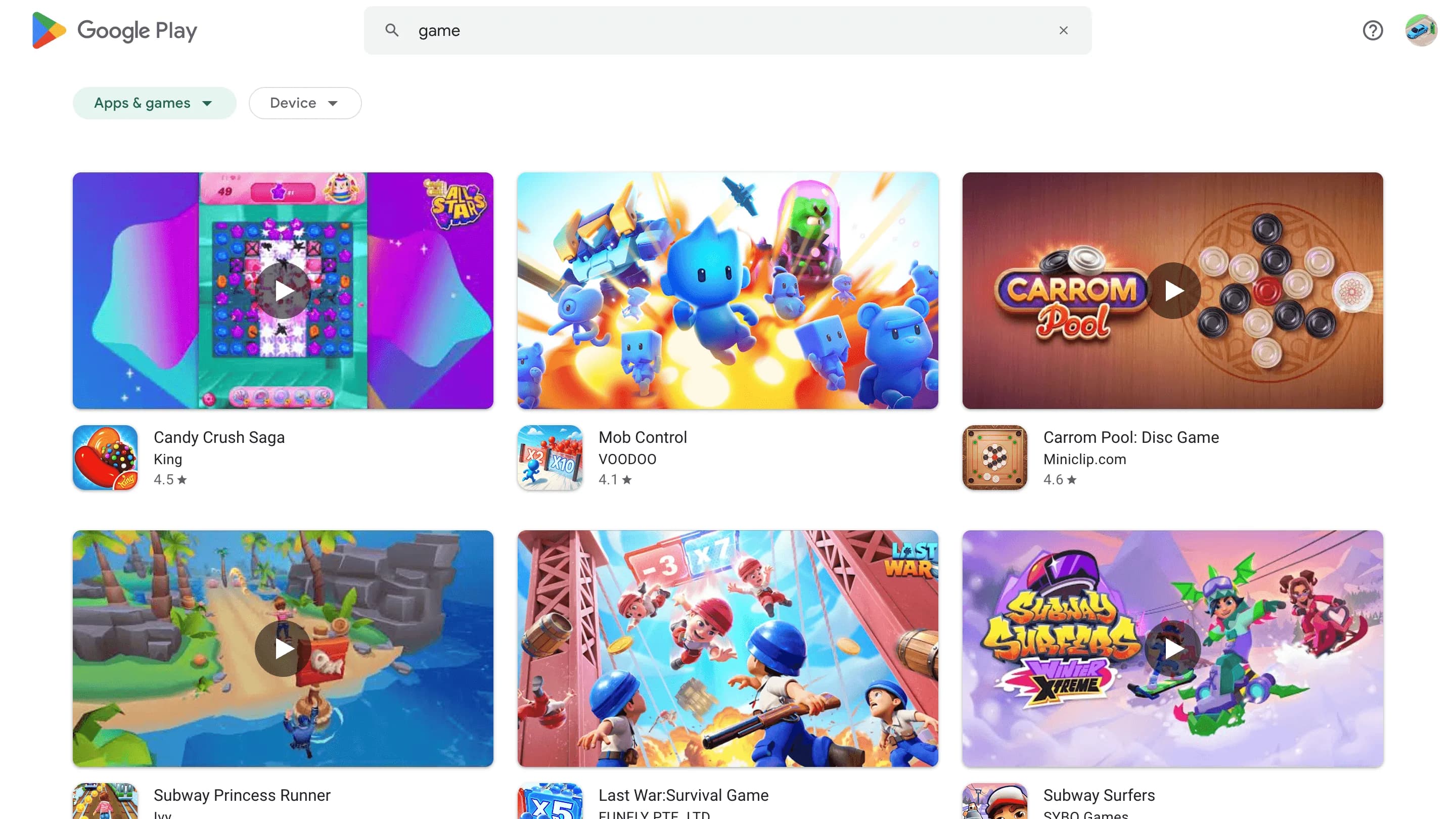 Google Play Store Apps Scraper