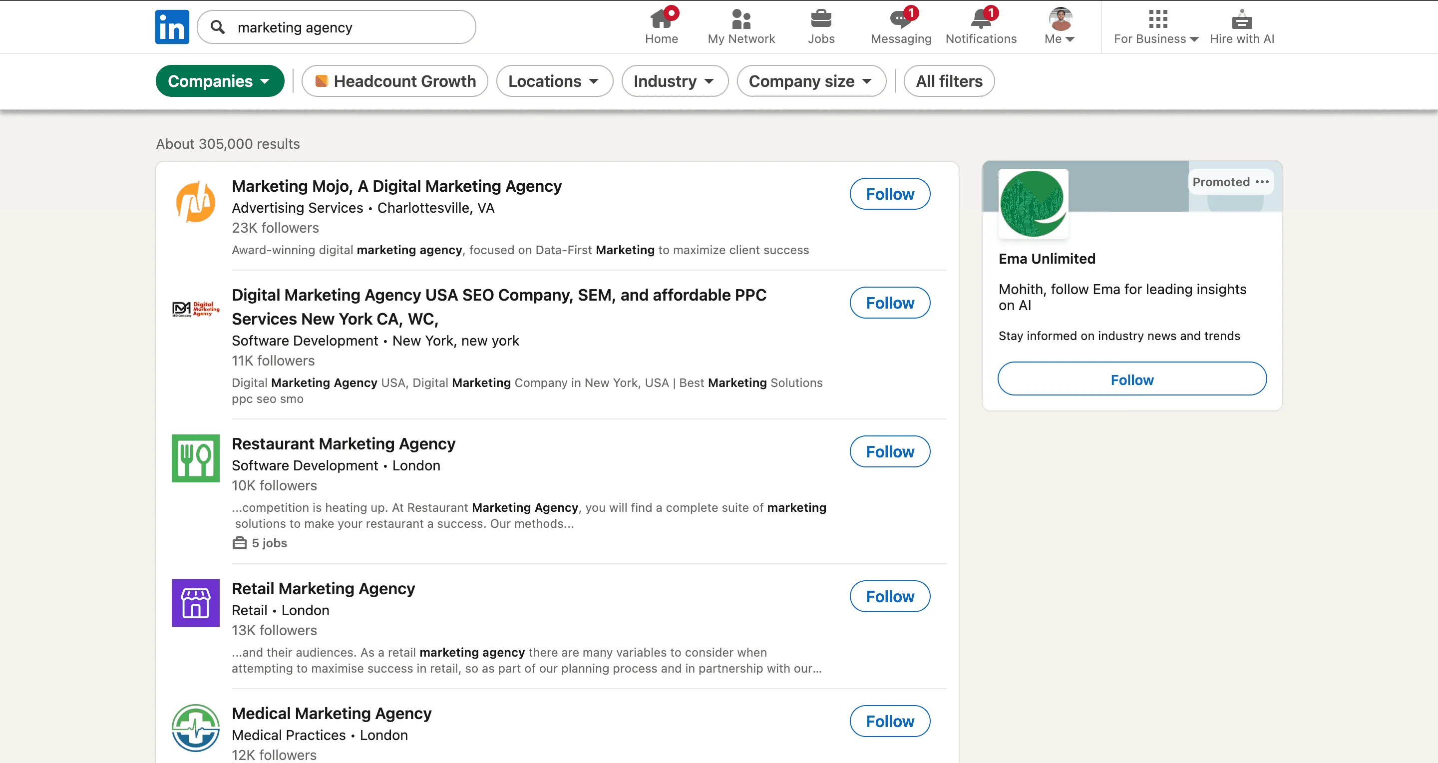 LinkedIn Companies Scraper