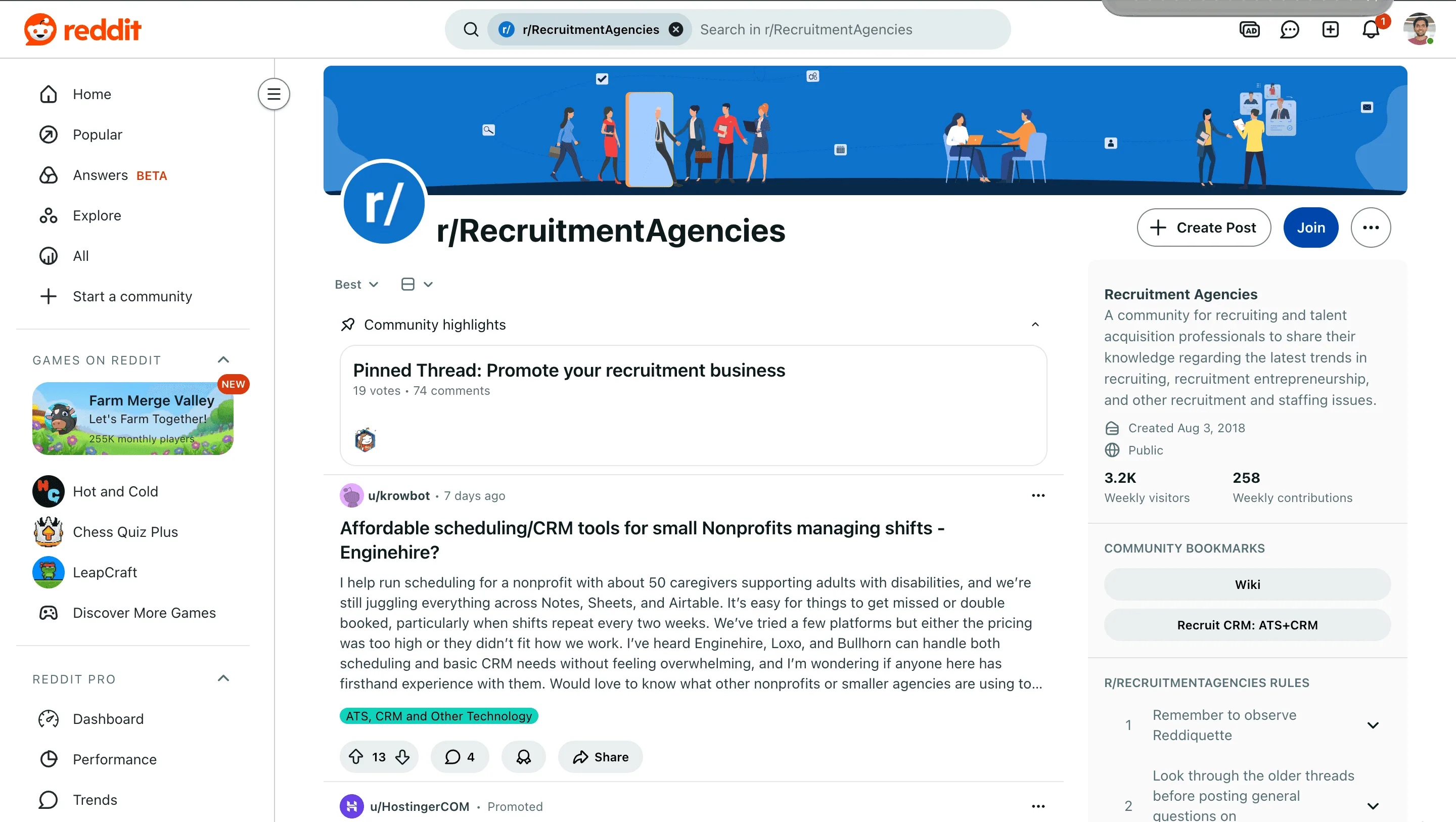 Reddit Subreddit Posts Scraper