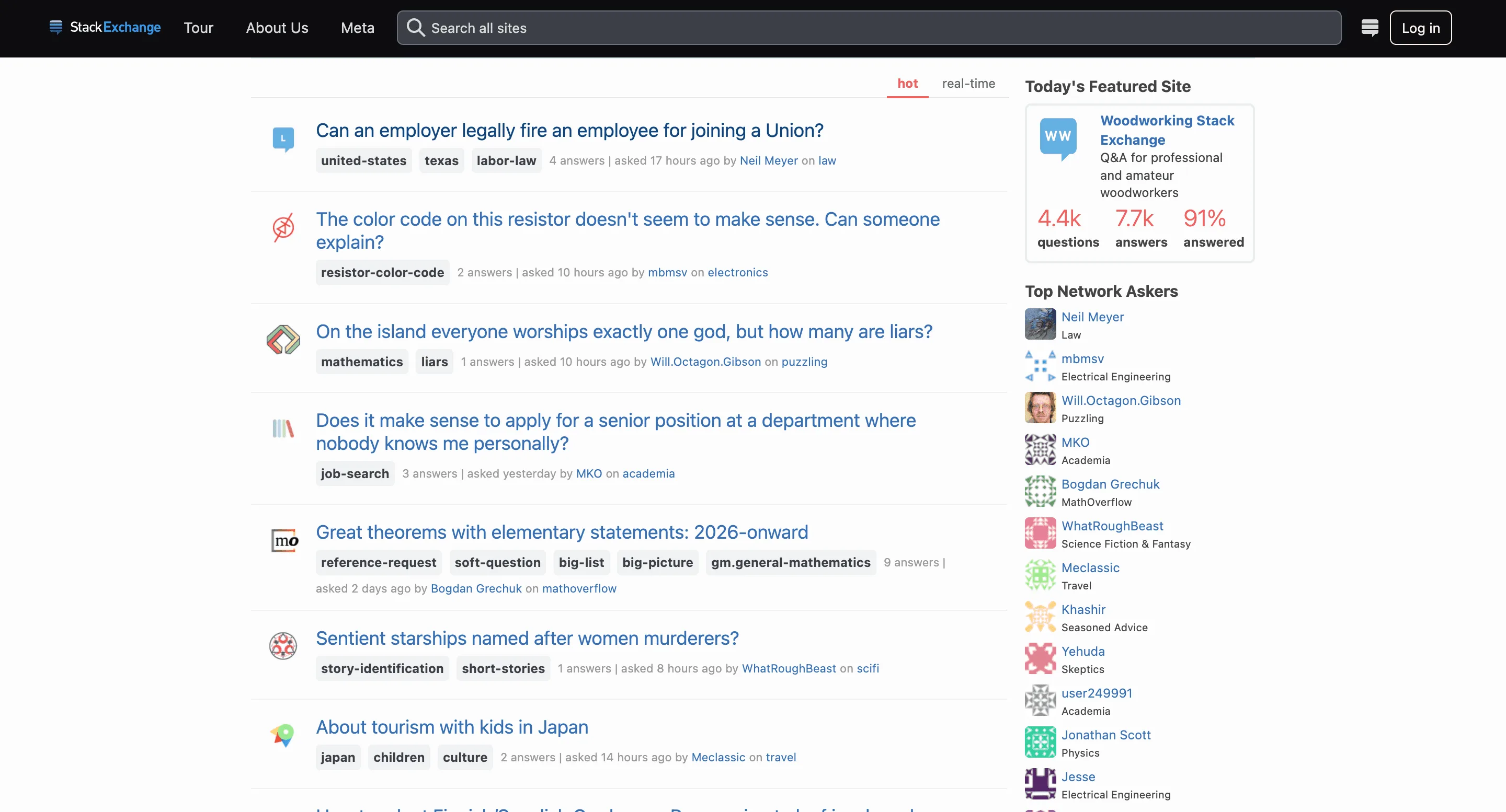 Stack Exchange Scraper