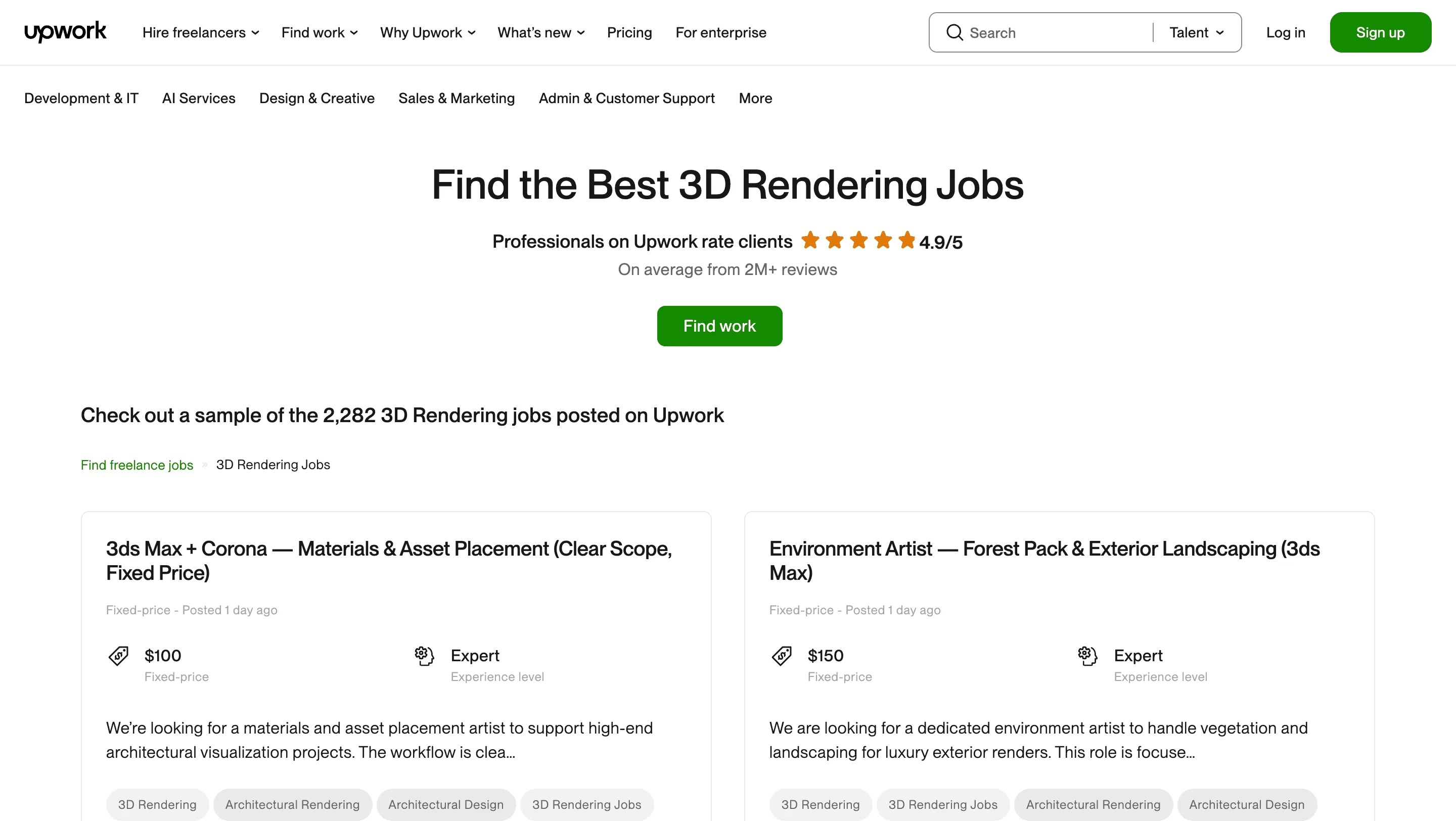 Upwork Projects Scraper