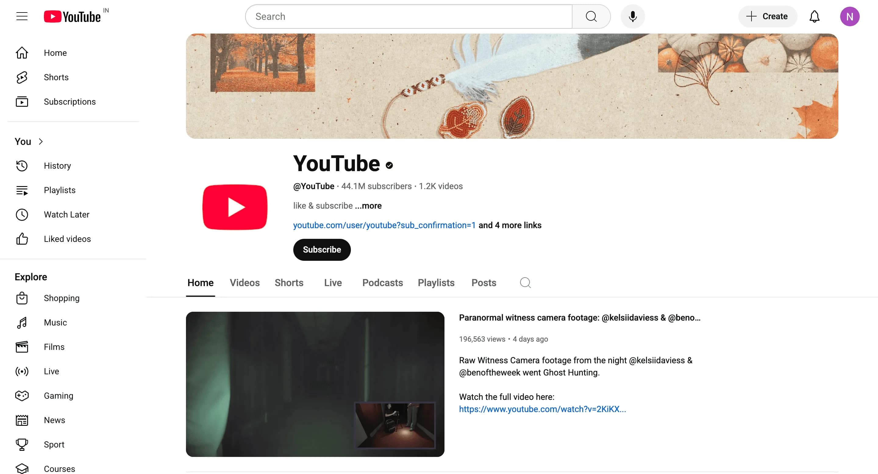 YouTube Channels Scraper