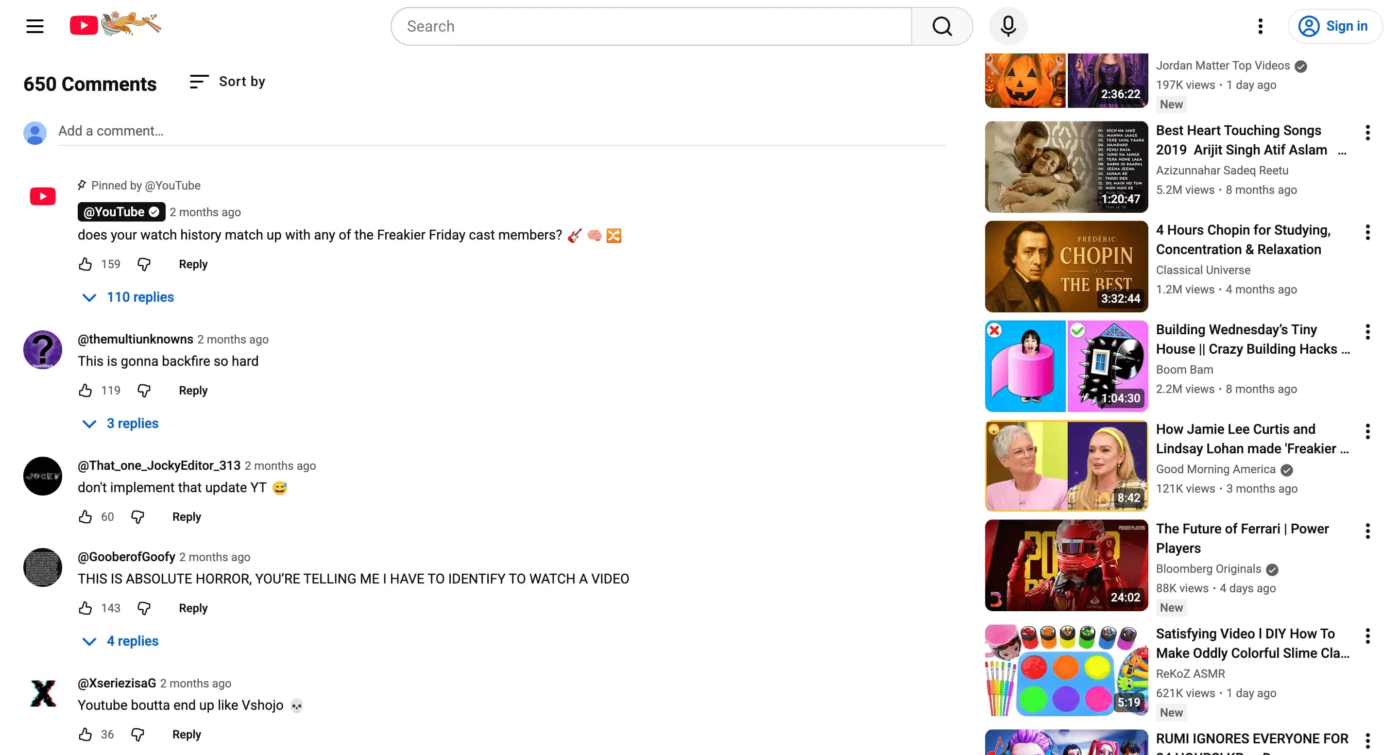 YouTube Comments Scraper