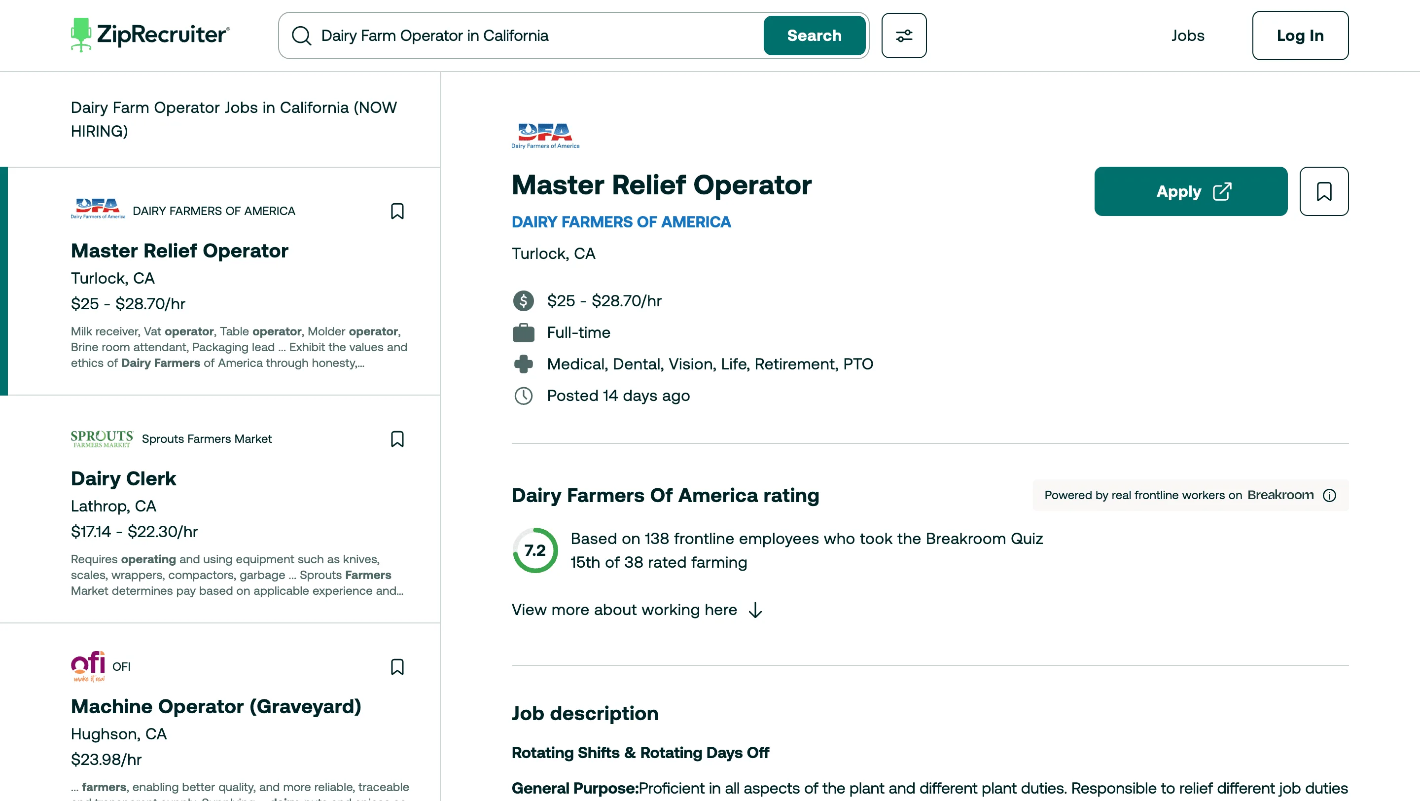 ZipRecruiter Jobs Scraper