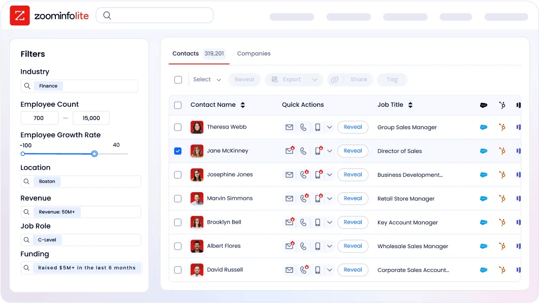ZoomInfo Contacts Scraper