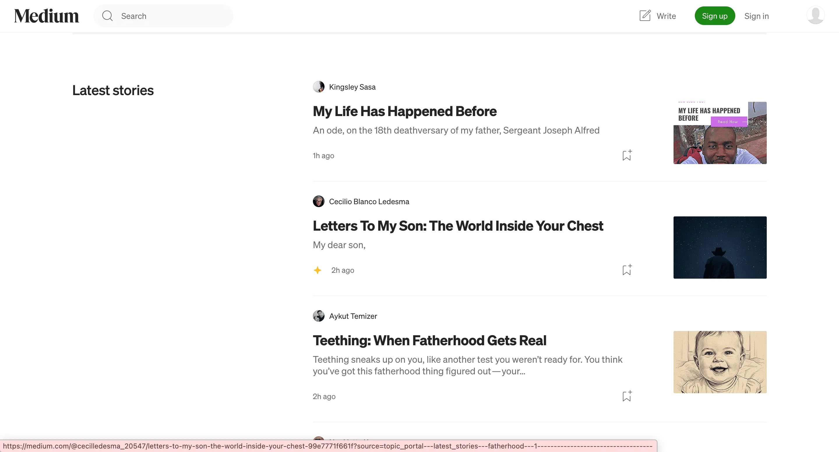 Medium Articles Scraper